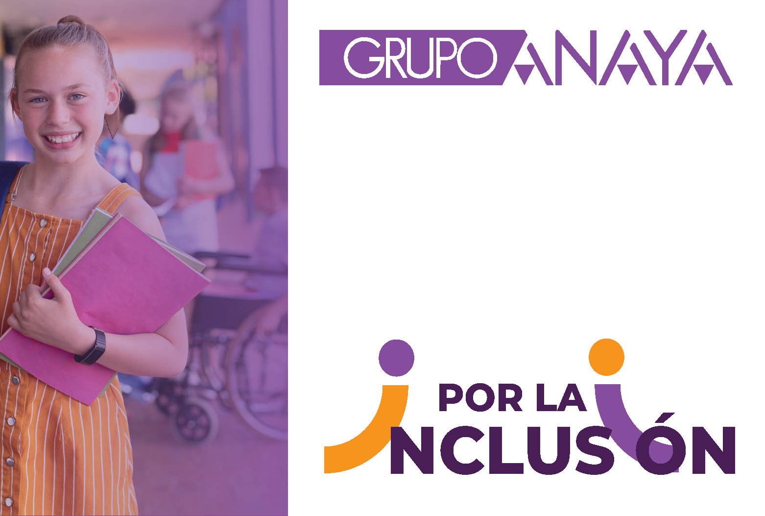logo anaya por la inclusión
